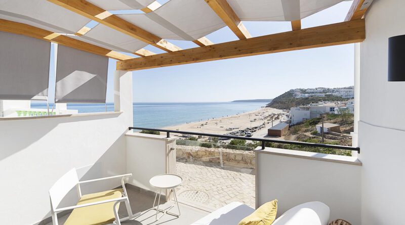 Terrasse Ferienhaus an der Algarve mit Blick auf den Atlantik